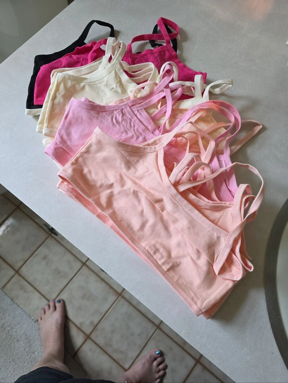 Girls Large Training Bras Pre Teenage Underwear 12 Pcs
